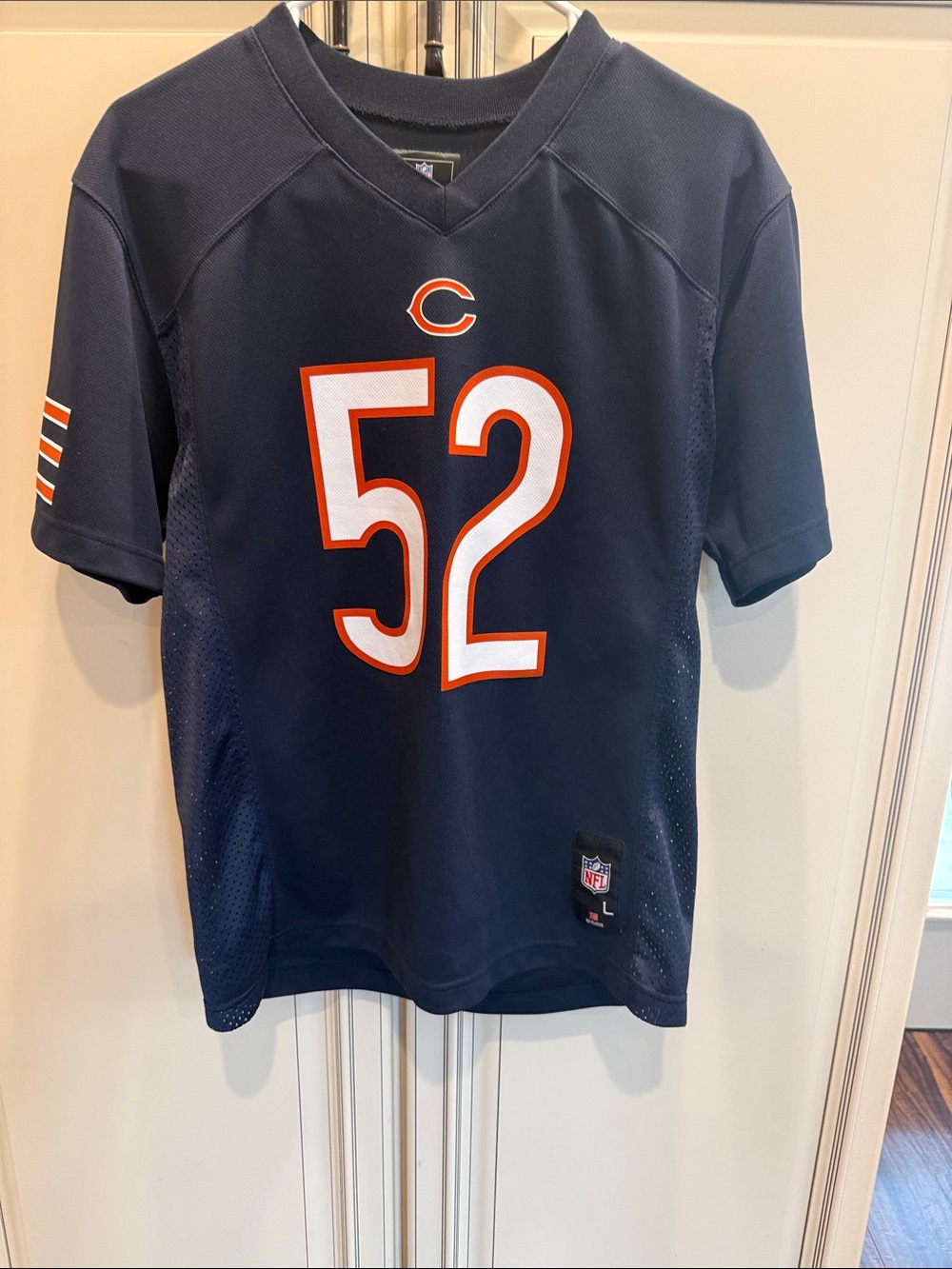 NFL Kids Chicago Bears Navy #52 Jersey